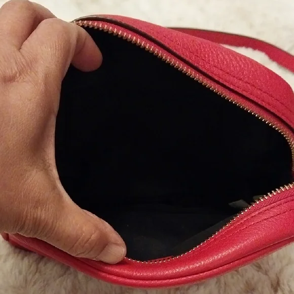 Diane Von Furstenberg Red Leather Crossbody Bag - Picture 9 of 11